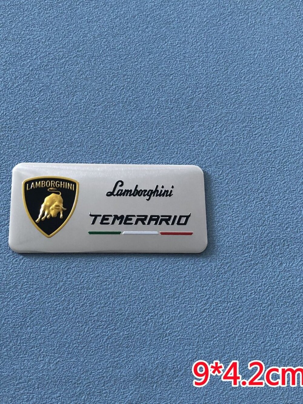 Golden Lamborghini TEMERARIO Murcielago Gallardo LOGO BADGE Emblem